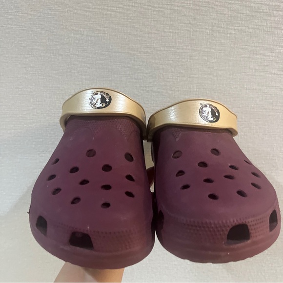 Crocs Florida State Seminoles NCAA Football Team Maroon Logo Unisex Size 12-13 - Picture 4 of 12